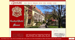 Desktop Screenshot of mosergasthof.at