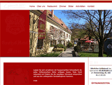 Tablet Screenshot of mosergasthof.at